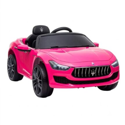 Coche montable Maserati rosa fucsia