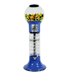 Beaver Wizard Spiral Gumball Machine 25 Cent Coin Mechanism Mech - New