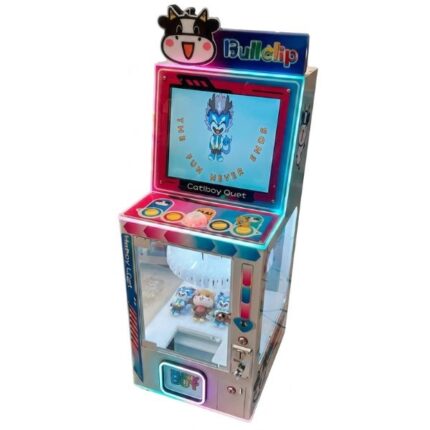 Máquina arcade de premios Bull Clip con vaca.